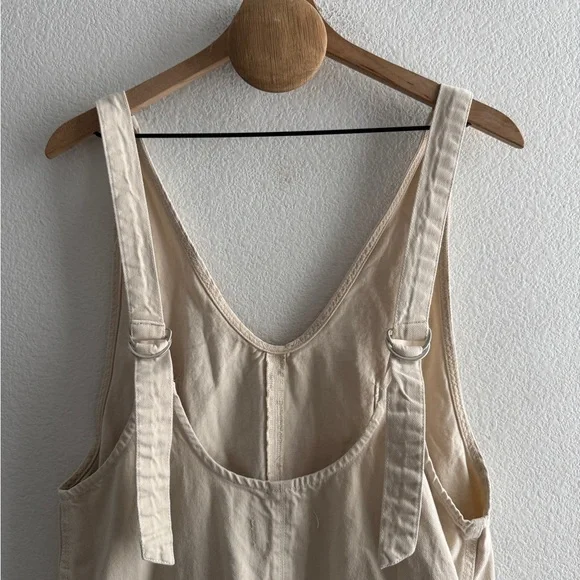 Free People We The Free High Roller Overalls Jumpsuit Baggy Lagenlook - Picture 4 of 8